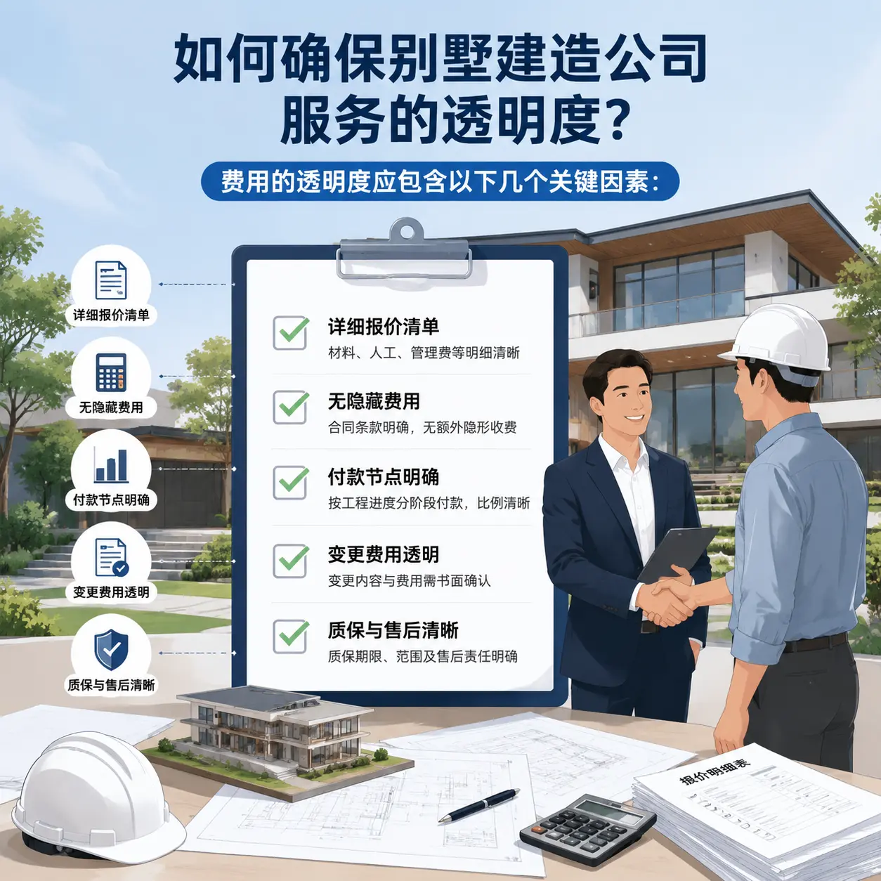 在 三都 如何确保别墅建造公司服务的透明度?