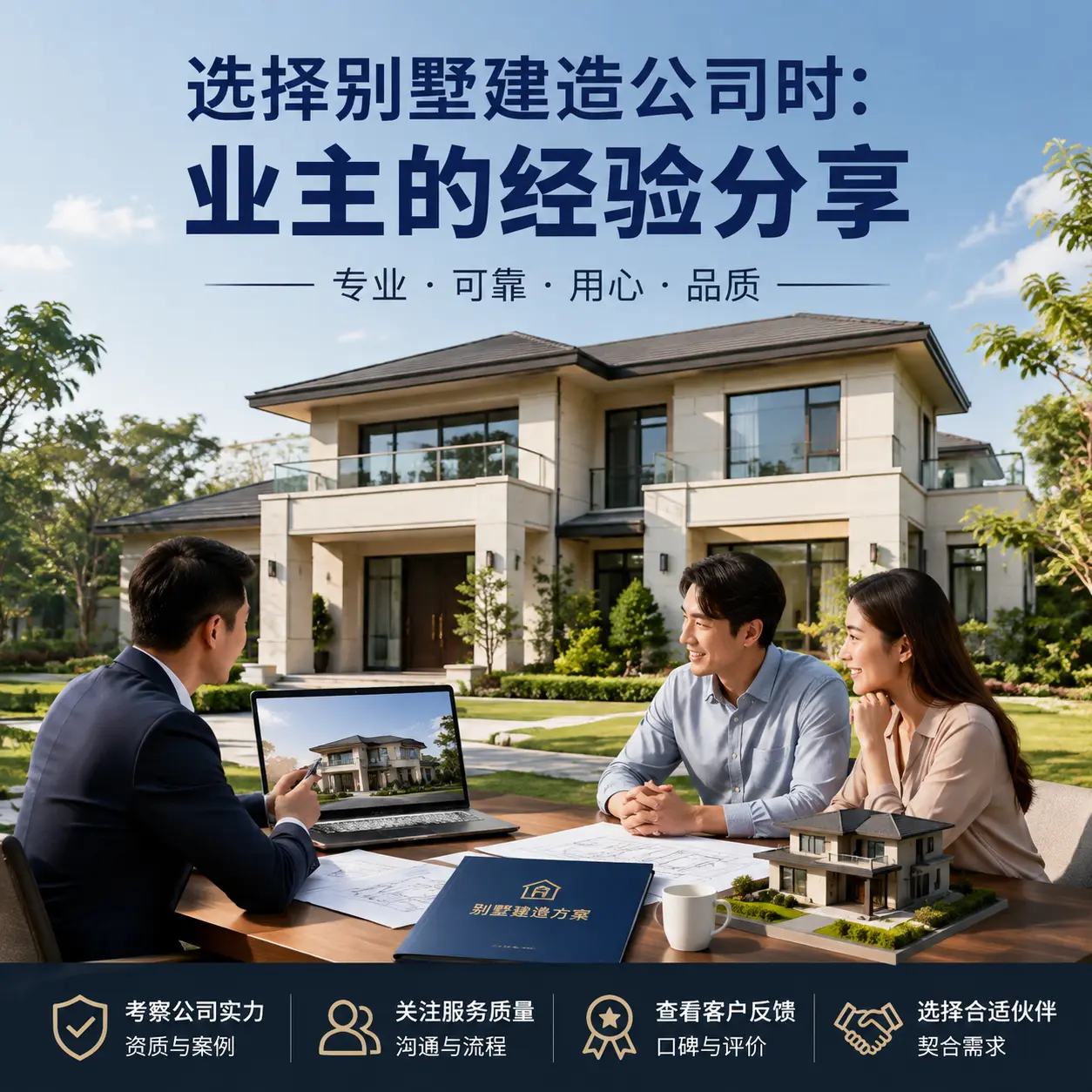 选择别墅建造公司时: 三都 业主的经验分享