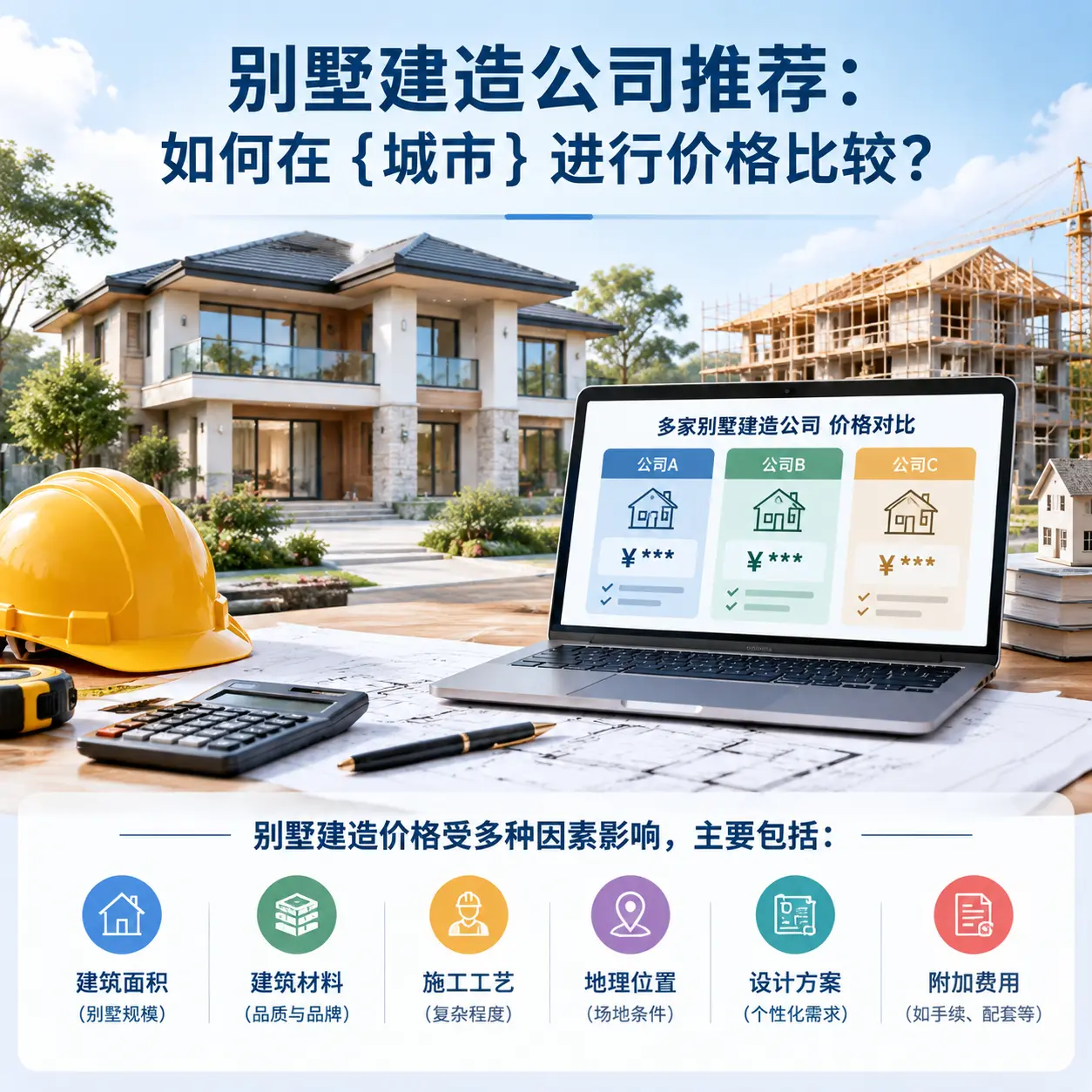 别墅建造公司推荐:如何在 三都 进行价格比较?
