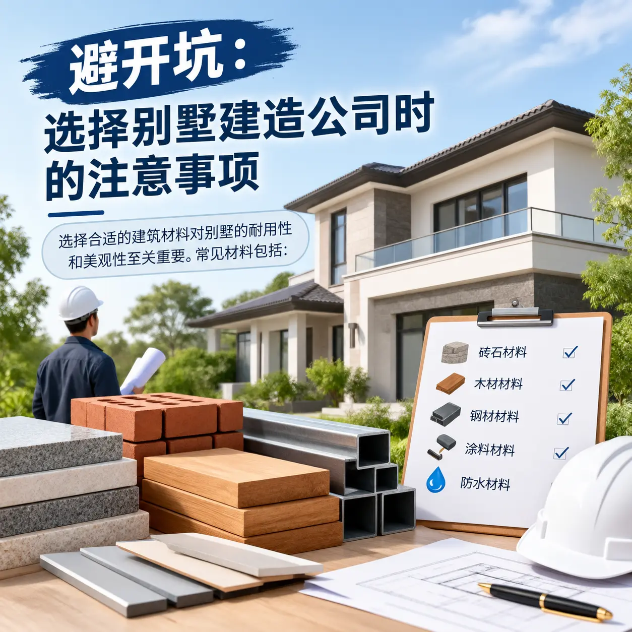 避开坑:选择 三都 别墅建造公司时的注意事项