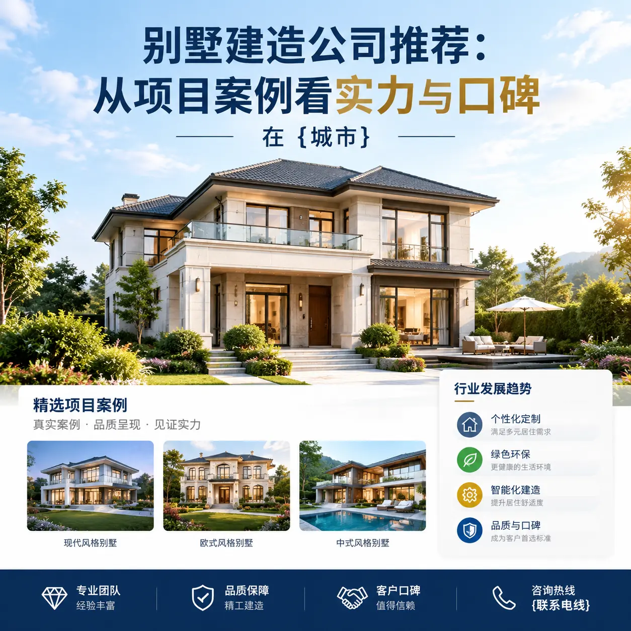 别墅建造公司推荐：从项目案例看实力与口碑在 三都